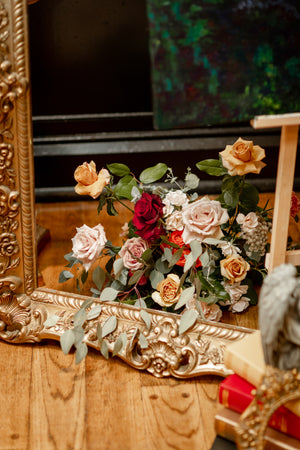 Toffee & Wine Accent Flowers: Subtle, Elegant Hues Enhancing Wedding Decor in Vaughan and GTA