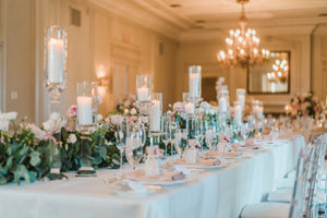Delicate Flower Garland in Subtle Hues, Bringing Pastel Bliss to Toronto's Elegant Wedding Venues