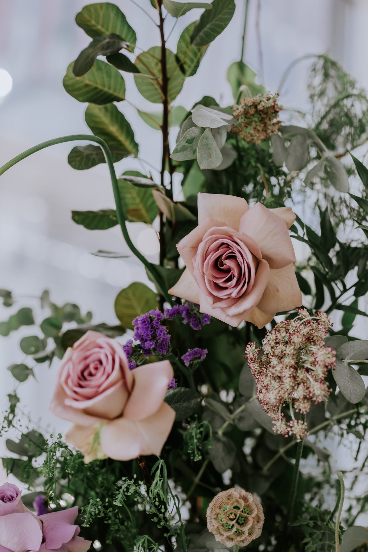 Flower Hedges for Head/Guest Table - Golden Provence